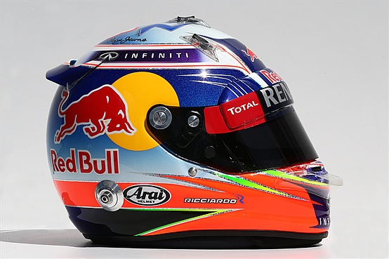 ダニエル・リカルド（Daniel Ricciardo） ヘルメット デザイン